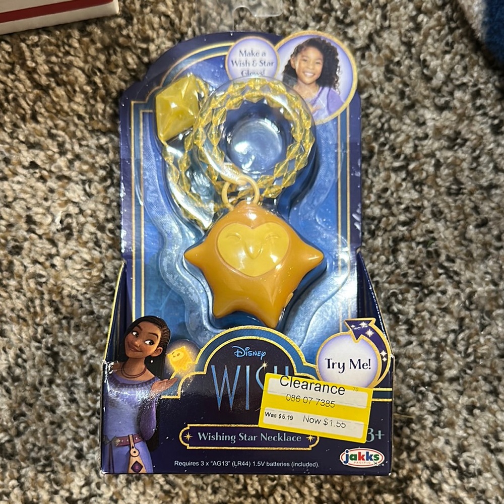 Disney Yellow Star Necklace